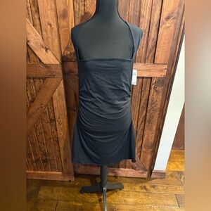 Abercrombie & Fitch The A&F Ava Mini Dress, black, large, NWT